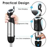 KOIOS 1000W 12-Speed Immersion Blender Set
