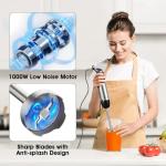KOIOS 1000W 12-Speed Immersion Blender Set