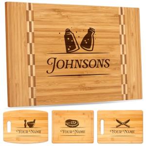 Custom Engraved Bamboo Cutting Board for Gifts