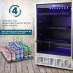 ORYMUSE 24" Outdoor Cooler Fridge for 180 Cans