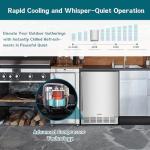 ORYMUSE 24" Outdoor Cooler Fridge for 180 Cans