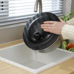 Large Stainless Steel Salad Spinner with Graters