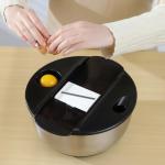 Large Stainless Steel Salad Spinner with Graters