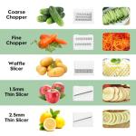 Large Stainless Steel Salad Spinner with Graters