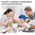 Magnetic Stainless Steel Measuring Cups and Spoons Set