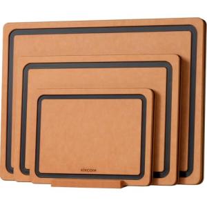 Kikcoin Set of 3 Wooden Cutting Boards