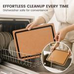 Kikcoin Set of 3 Wooden Cutting Boards