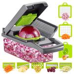 12-in-1 Vegetable Chopper and Mandoline Slicer