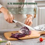 EWFEN 14-Piece Kitchen Knife Set with Block