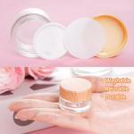 Miayon 6-Pack Small Glass Travel Lotion Containers