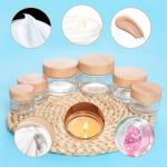 Miayon 6-Pack Small Glass Travel Lotion Containers