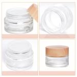 Miayon 6-Pack Small Glass Travel Lotion Containers