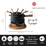 BOSKA Electric Fondue Set for Cheese and Chocolate