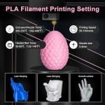 Pink PLA 3D Printer Filament 1.75mm 1KG