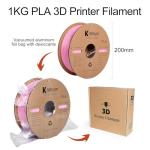 Pink PLA 3D Printer Filament 1.75mm 1KG