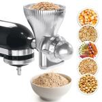 Metal Grain Mill Attachment for KitchenAid Mixer