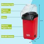 Easy Hot Air Popcorn Popper with Measuring Cup