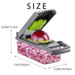 12-in-1 Vegetable Chopper and Mandoline Slicer