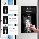 Antarctic Star 2-Door Fridge with Ice Maker