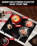 TOPWISH 24 Inch 4-Burner Electric Cooktop