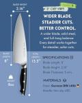 Chevonor 8 Inch Ultra Sharp Chef Knife