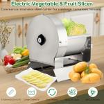 Electric 2-in-1 Vegetable and Fruit Slicer