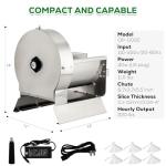 Electric 2-in-1 Vegetable and Fruit Slicer