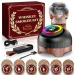 SIZIPAO Electric Whiskey Smoker Kit with Wood Chips