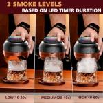 SIZIPAO Electric Whiskey Smoker Kit with Wood Chips