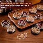 SIZIPAO Electric Whiskey Smoker Kit with Wood Chips