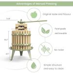 EJWOX Manual 3.2 Gallon Fruit and Wine Press