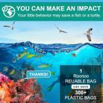 Roonoo 12 Pack Reusable Freezer Ziplock Bags