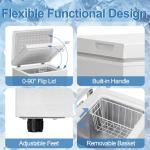 Erivess 3.0 Cu.Ft Compact Chest Freezer