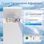 Erivess 3.0 Cu.Ft Compact Chest Freezer