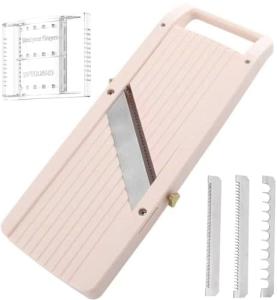 Mandoline Slicer with 4 Stainless Steel Blades