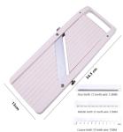 Mandoline Slicer with 4 Stainless Steel Blades