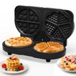Sunvivi Dual Waffle Maker - Heart & Classic