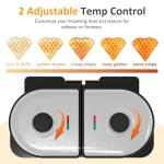 Sunvivi Dual Waffle Maker - Heart & Classic