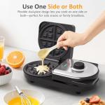 Sunvivi Dual Waffle Maker - Heart & Classic