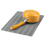 iDesign Non-Slip Silicone Dish Drying Mat, Gray