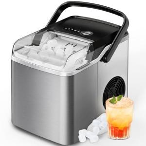 Portable Countertop Ice Maker - 9 Cubes in 6 Mins