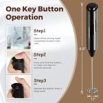 Handheld Electric Milk Frother with Stand