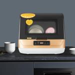 Compact Portable Countertop Dishwasher with Rotating Spray