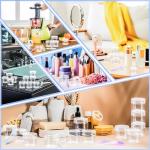 MotBach 35 Pack 20ml Clear Plastic Jars