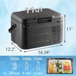 Erivess 12V Portable Refrigerator for Camping & Travel
