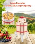 VEVOR Heavy Duty Fruit Wine Press 3.2 Gallon