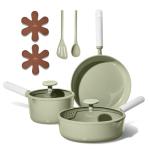 CAROTE 9-Piece Nonstick Ceramic Cookware Set