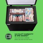 WANAI 5.0 Cu.Ft Freestanding Chest Freezer