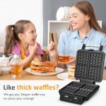 SUNVIVI PRO 1200W Nonstick Belgian Waffle Maker