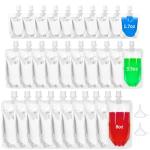 Seeloowy 100-Pack Clear Disposable Drink Pouches